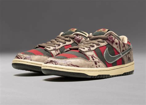 nike freddy krueger sneakers|freddy krueger dunks release date.